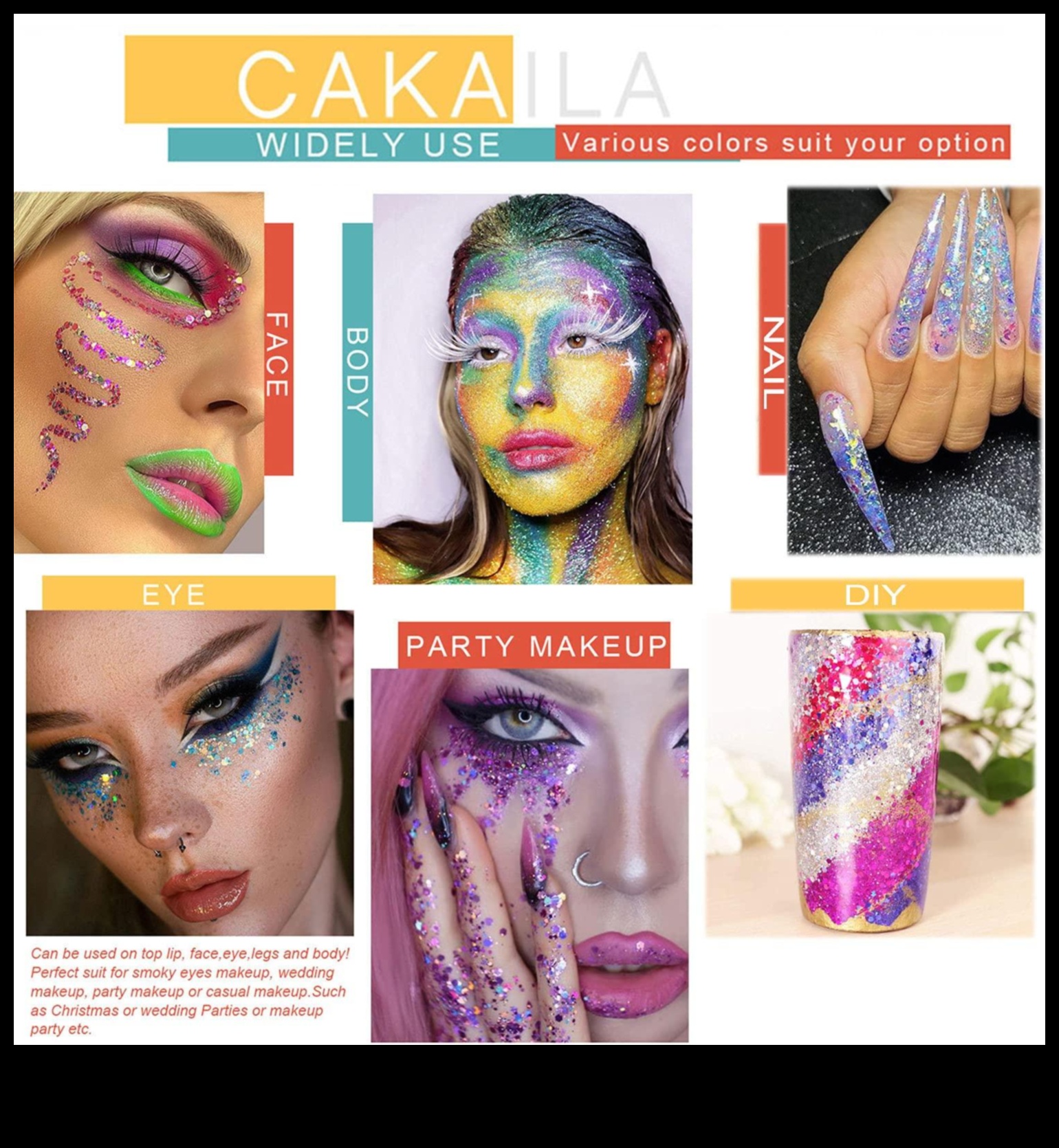 כוחה של מתכתיות: השגת גימור מבריק באיפור מסיבות