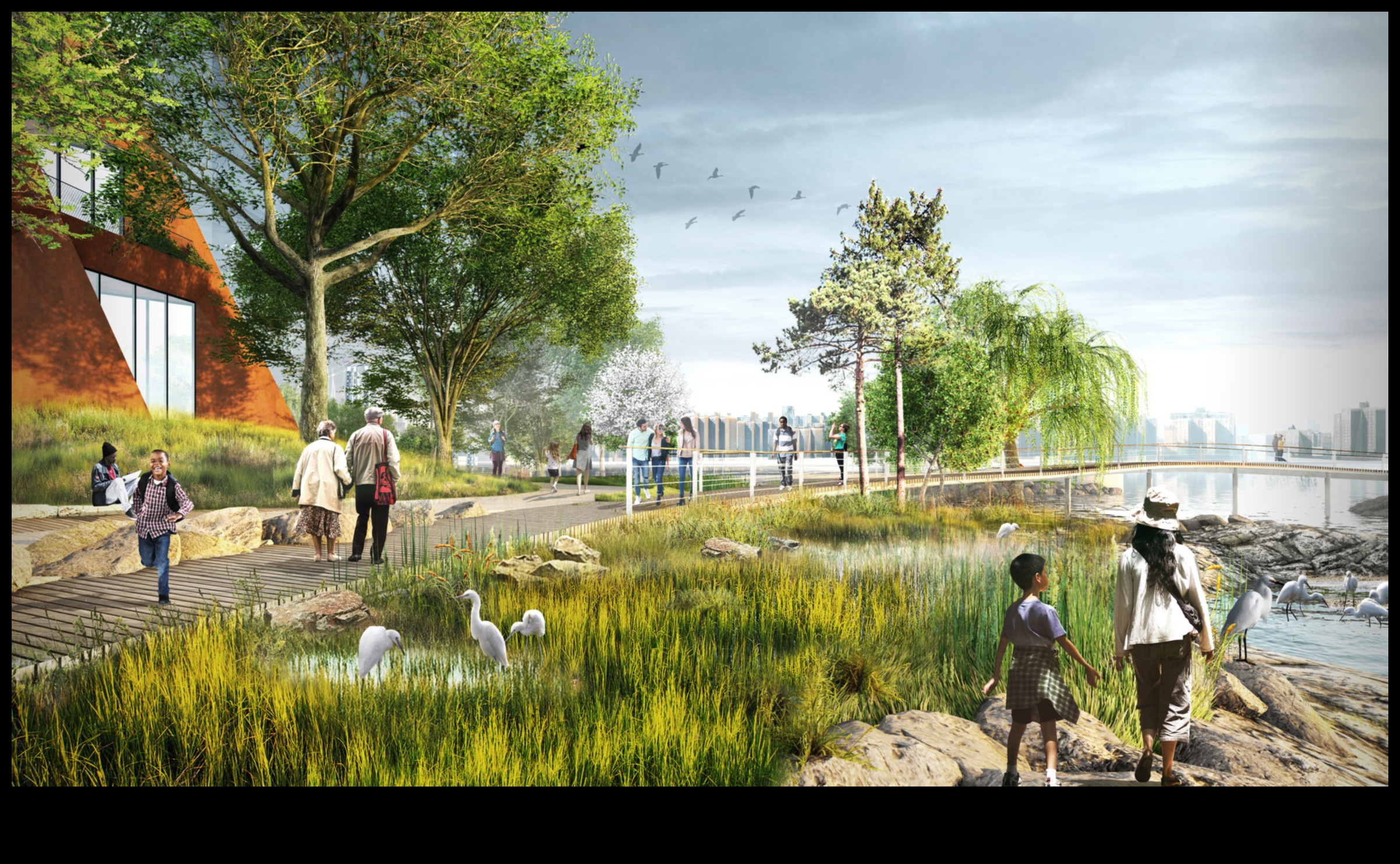 נציגי חזית הנהר: תרגילי חוץ לאורך נתיבי מים ציוריים