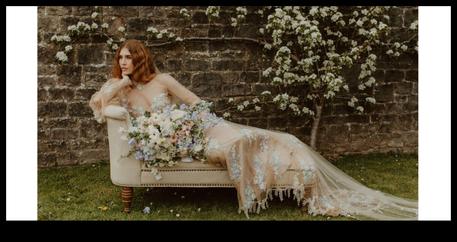 לחישות שנהב: אלגנטיות כלה נתפסה